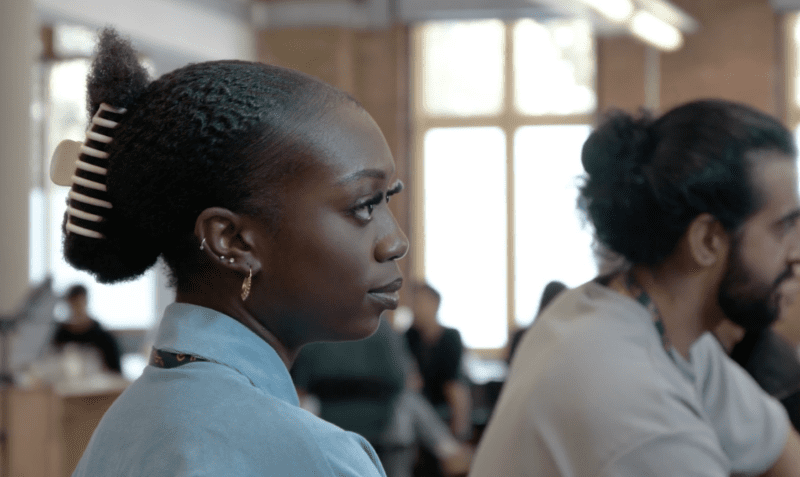 woman looking thoughtful